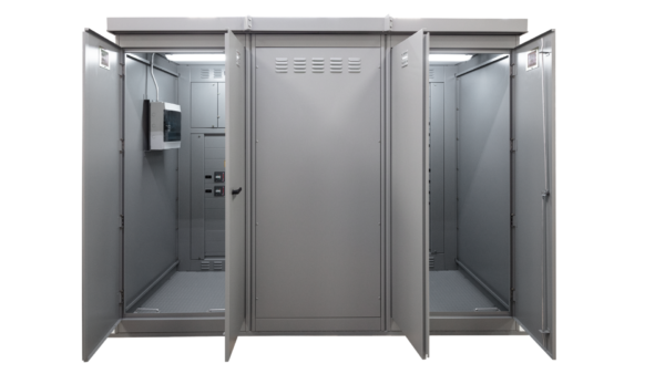 Tablero De Distribución Autosoportado De Pasillo Con Iluminación tipo WALK- IN Con pasillo interno